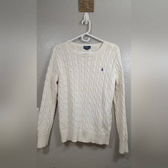 Ralph Lauren Other - Polo by Ralph Lauren Men's Cream Cable Knit Sweater